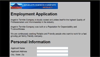  Employment Online Application 